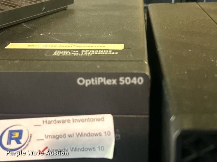 image for item EG0634 Approximately 66 Dell OptiPlex 5040 desktops