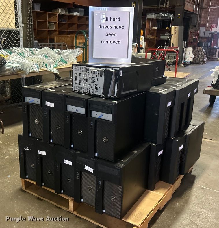 image for item EG0635 Approximately 27 Dell Precision Tower 3620 desktops