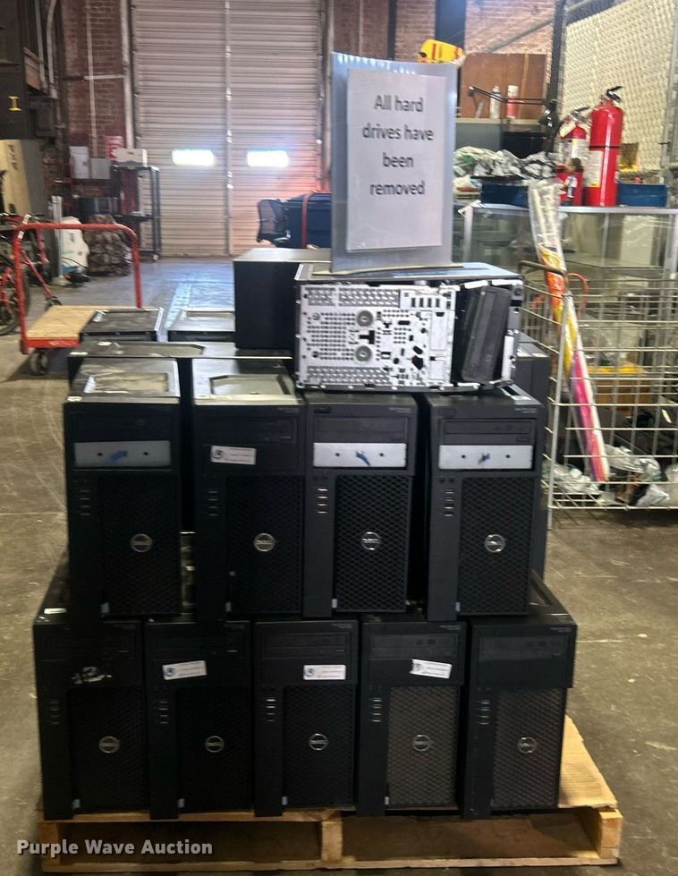 image for item EG0635 Approximately 27 Dell Precision Tower 3620 desktops