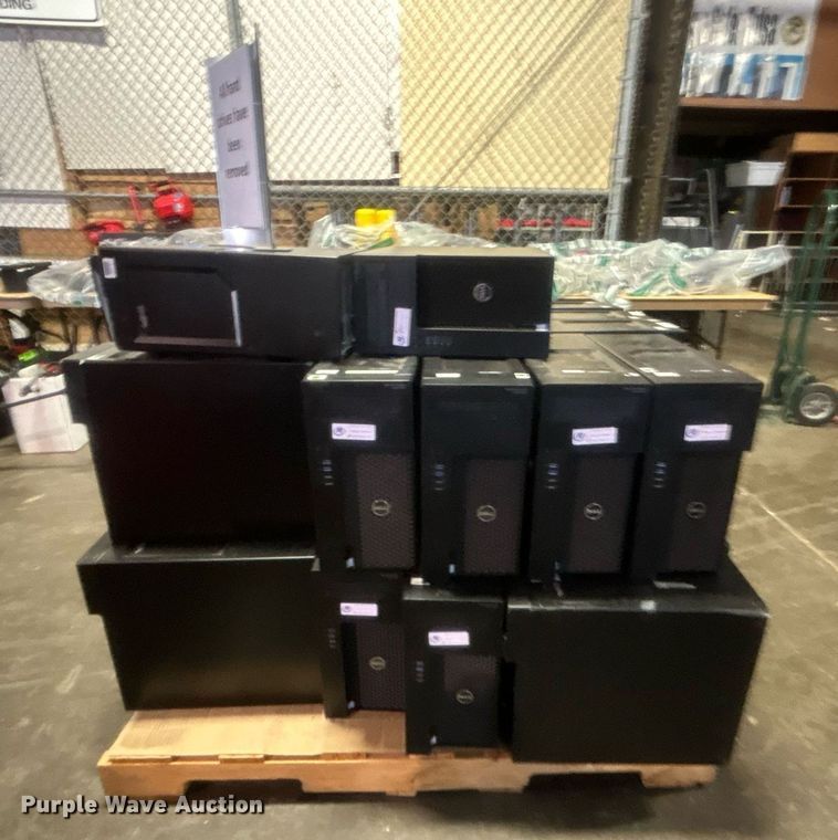 image for item EG0635 Approximately 27 Dell Precision Tower 3620 desktops