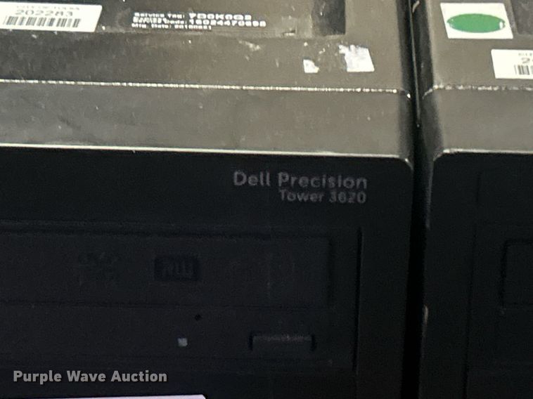 image for item EG0635 Approximately 27 Dell Precision Tower 3620 desktops