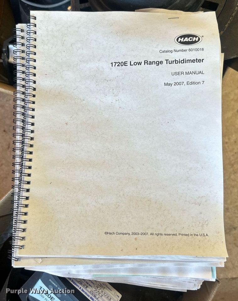 image for item EG7841 (10) Hach 1720E Turbidity sensors