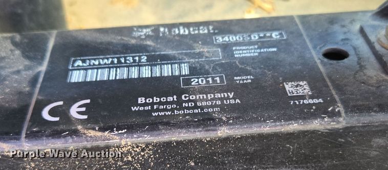 image for item EG9908 2011 Bobcat 3400XL utility vehicle