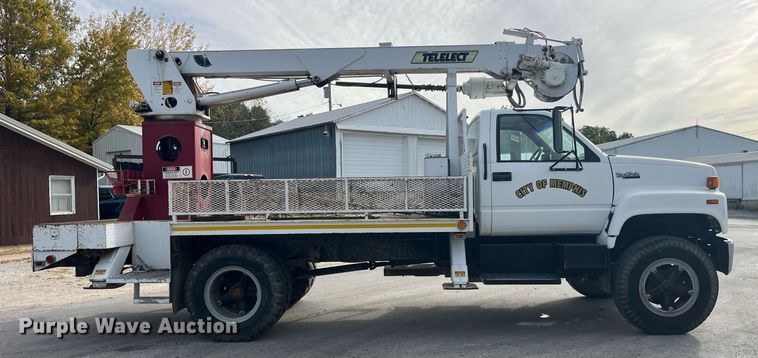 image for item EH2859 1991 GMC Topkick digger derrick truck