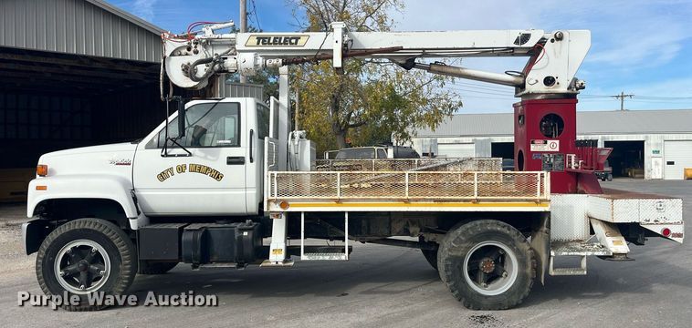 image for item EH2859 1991 GMC Topkick digger derrick truck