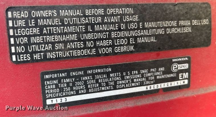 image for item EH2888 2005 Ty-Crop Quick pass 450 top dresser spreader