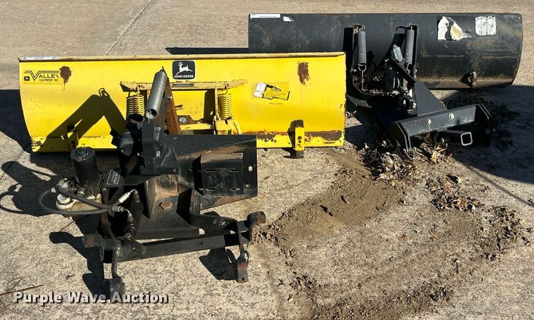 image for item EH2890 (2) John Deere snow plows