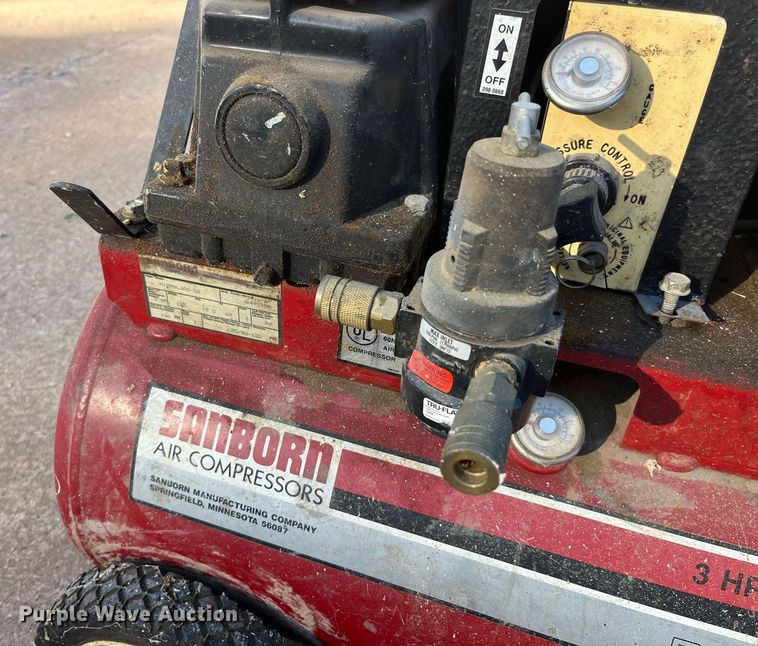 image for item EH2895 Sanborn M109BL300-22 air compressor