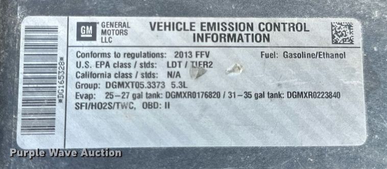 image for item EH7116 2013 Chevrolet Silverado 1500 Crew Cab pickup truck