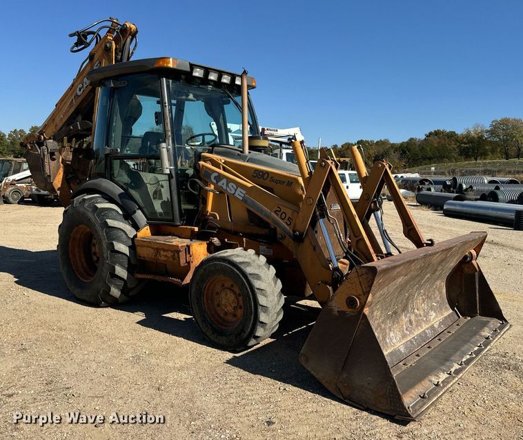 image for item EH7122 2002 Case 590 Super M backhoe