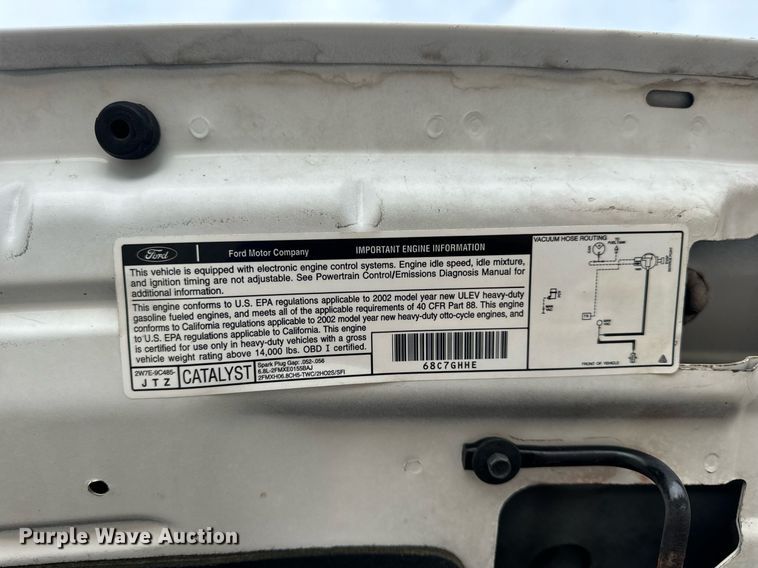 image for item EH7167 2002 Ford F450  box truck