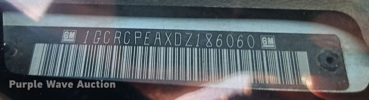 image for item EI8464 2013 Chevrolet  Silverado 1500 Ext. Cab pickup truck