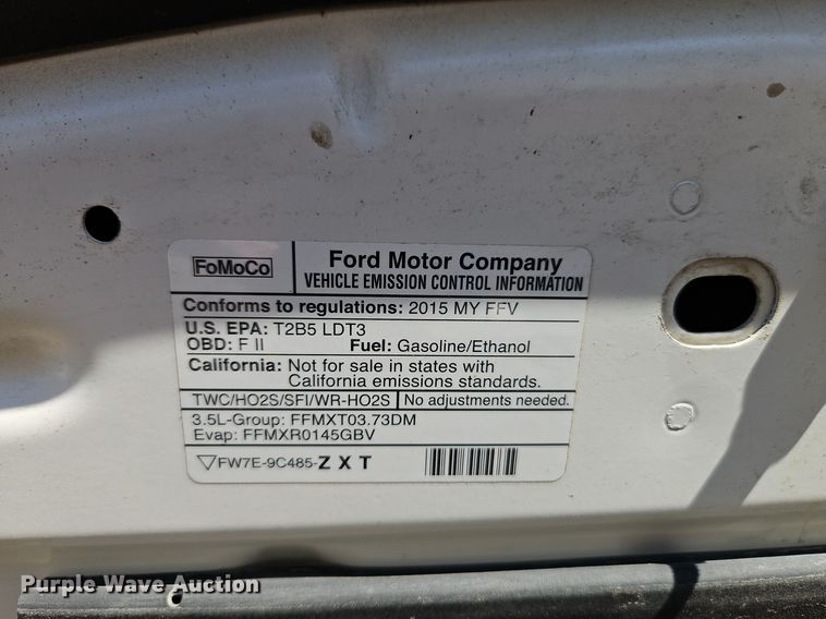 image for item EI8468 2015 Ford Explorer SUV