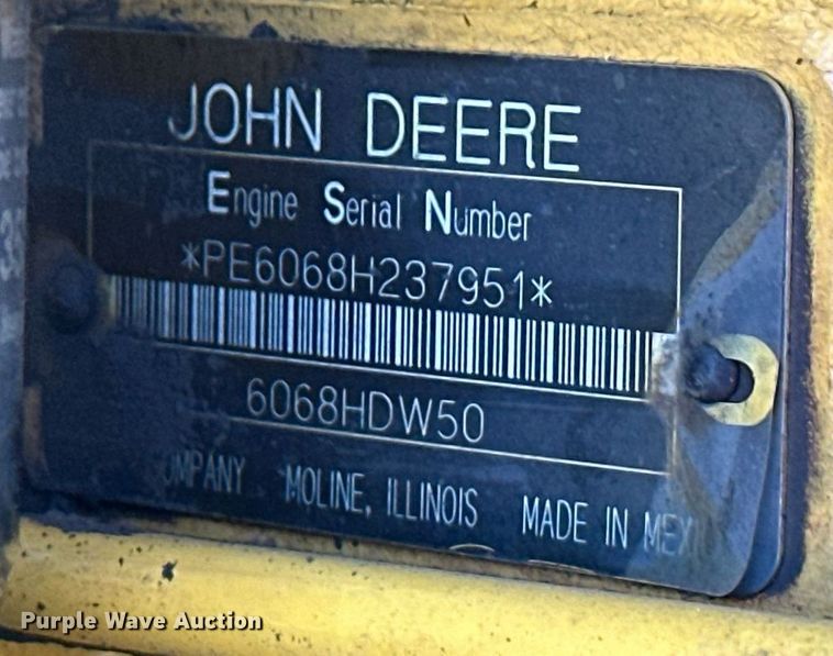 image for item EJ4994 2003 John Deere 624H  wheel loader