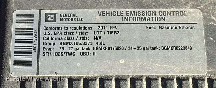 image for item EJ5030 2011 GMC  Sierra 1500 Crew Cab pickup truck