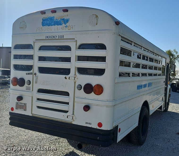 image for item EK0898 1999 International Amtran  3800 prisoner transport bus