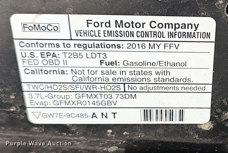 image for item EK0907 2016 Ford  Explorer Police SUV