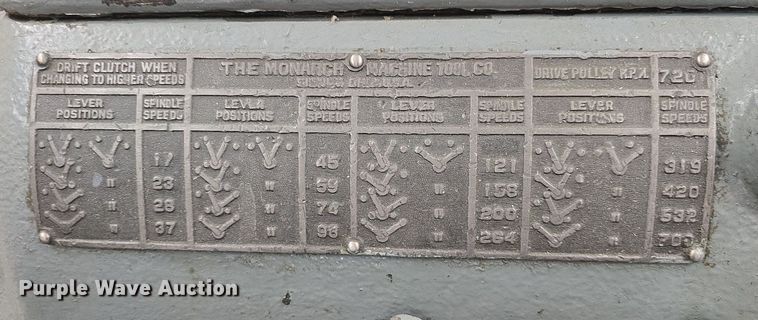 image for item EK2316 1942 Monarch 16