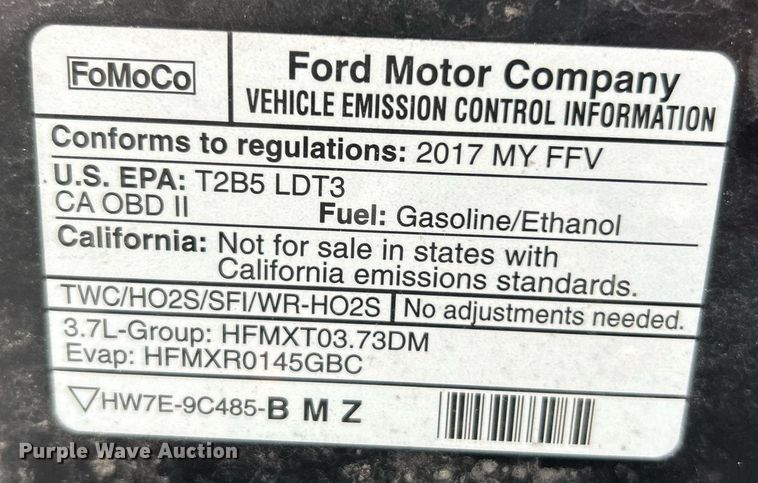 image for item EK3406 2017 Ford Explorer Police Interceptor SUV