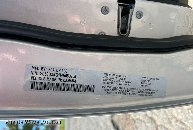 image for item EK3547 2021 Dodge  Charger Police 