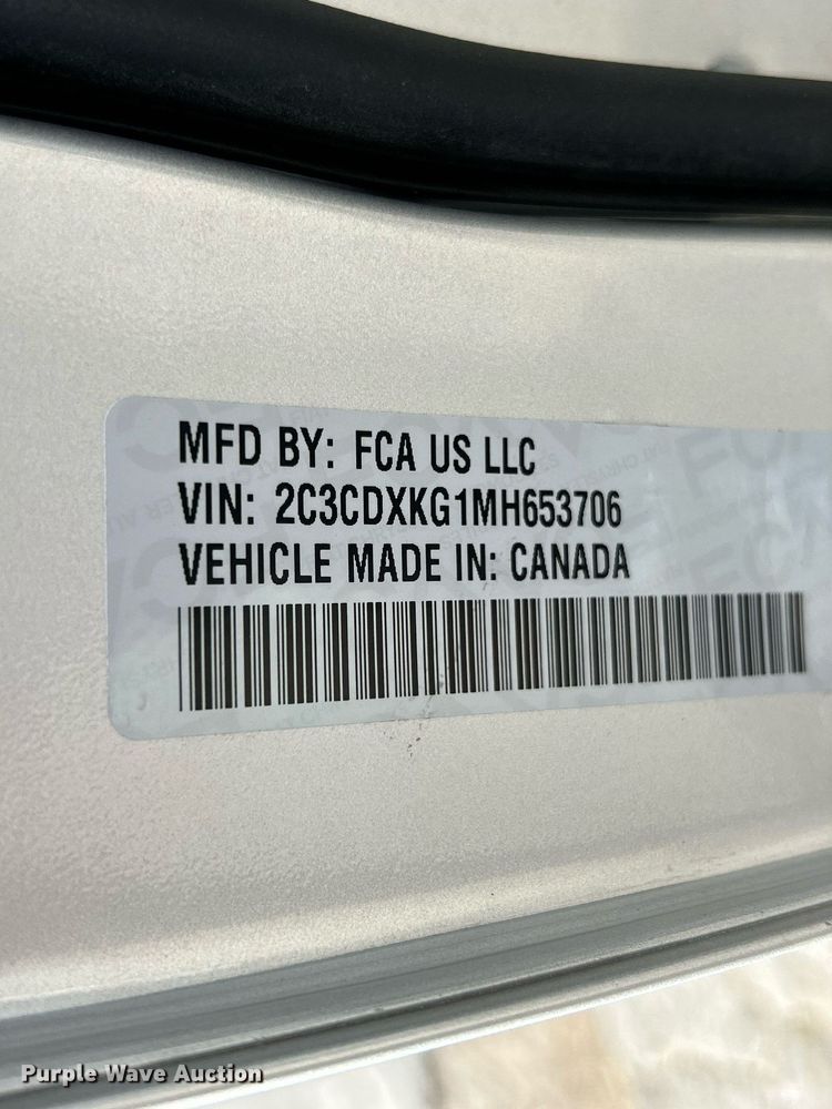 image for item EK3547 2021 Dodge  Charger Police 