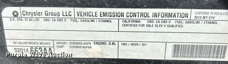 image for item EK3553 2012 Dodge  Charger Police 