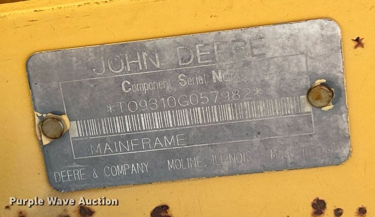 image for item EK3554 John Deere  9310G crawler attachment 