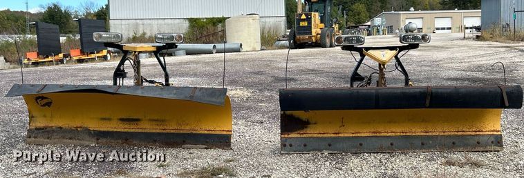 image for item EK3570 (2) 9' W Fisher snow plows