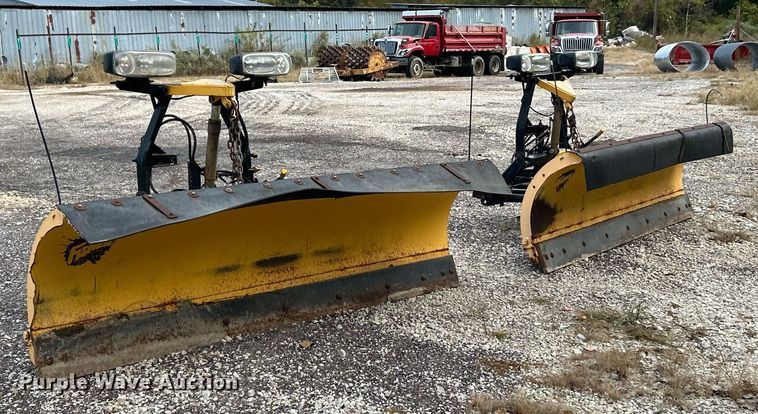 image for item EK3570 (2) 9' W Fisher snow plows