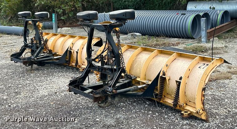 image for item EK3570 (2) 9' W Fisher snow plows