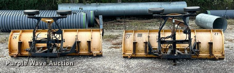image for item EK3570 (2) 9' W Fisher snow plows