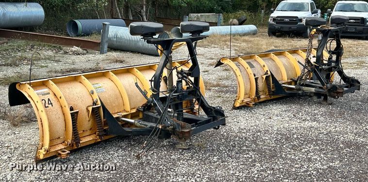 image for item EK3570 (2) 9' W Fisher snow plows