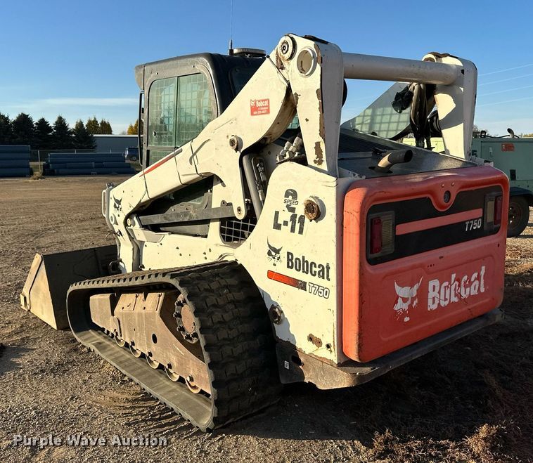 image for item EN2546 2012 Bobcat T750 tracked skid steer loader