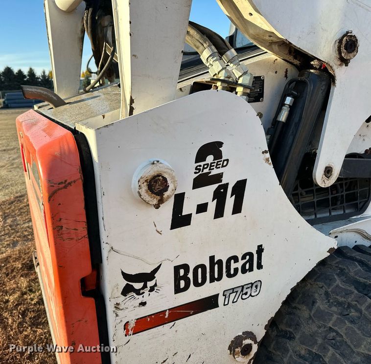 image for item EN2546 2012 Bobcat T750 tracked skid steer loader