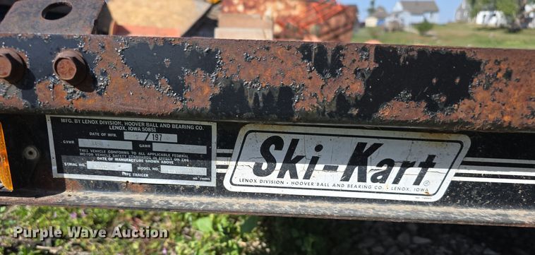 image for item EO1001 1976 Ski-Kart SK2EW utility trailer