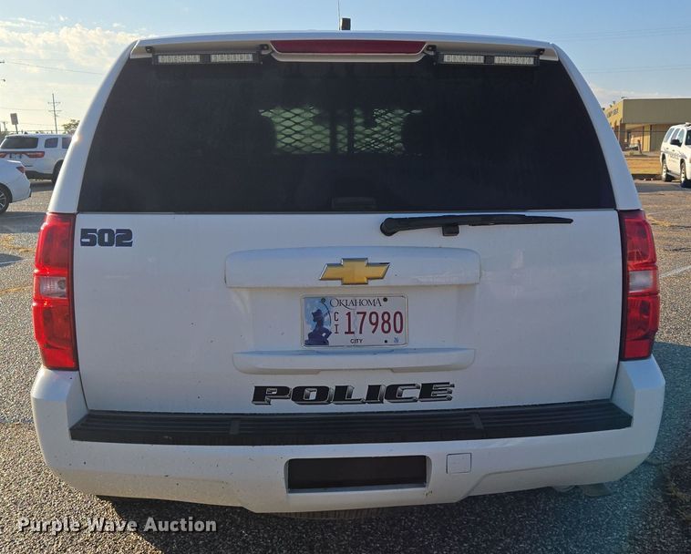 image for item ER8084 2012 Chevrolet Tahoe Police SUV