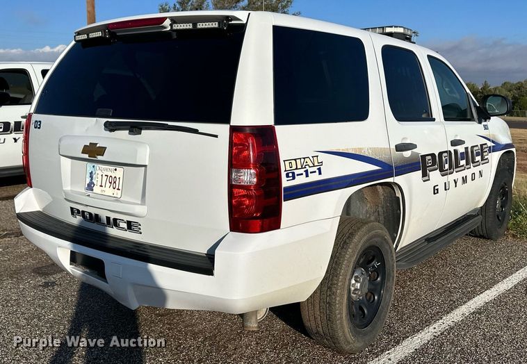 image for item ER8085 2012 Chevrolet Tahoe Police SUV