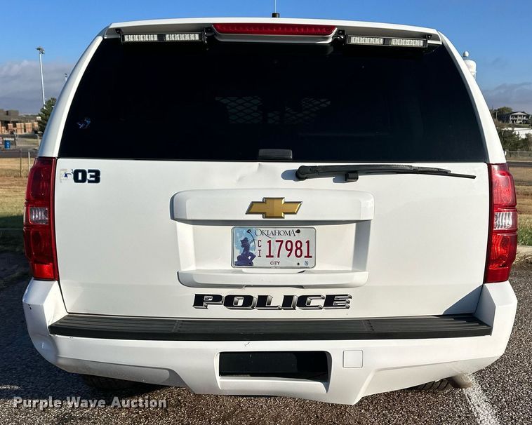 image for item ER8085 2012 Chevrolet Tahoe Police SUV