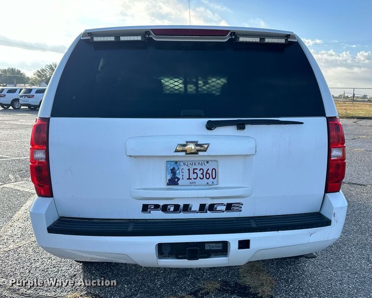 image for item ER8087 2011 Chevrolet Tahoe Police SUV