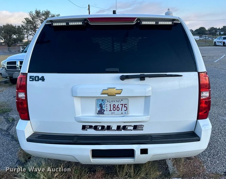 image for item ER8090 2012 Chevrolet Tahoe Police SUV