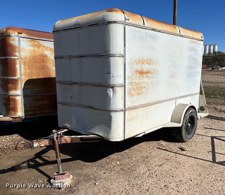 image for item ER8099 Shop built enclosed cargo trailer