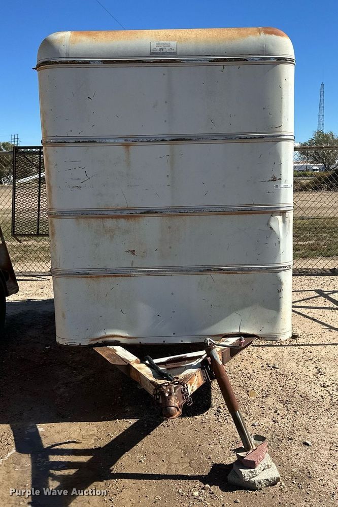 image for item ER8099 Shop built enclosed cargo trailer