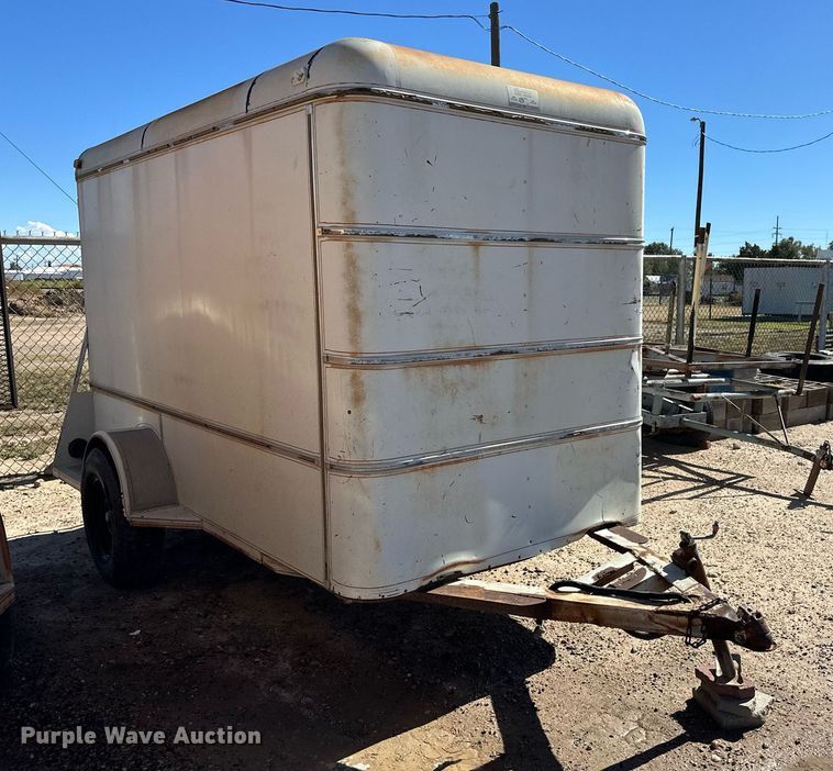 image for item ER8099 Shop built enclosed cargo trailer