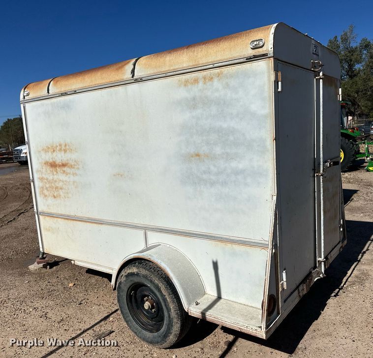 image for item ER8099 Shop built enclosed cargo trailer