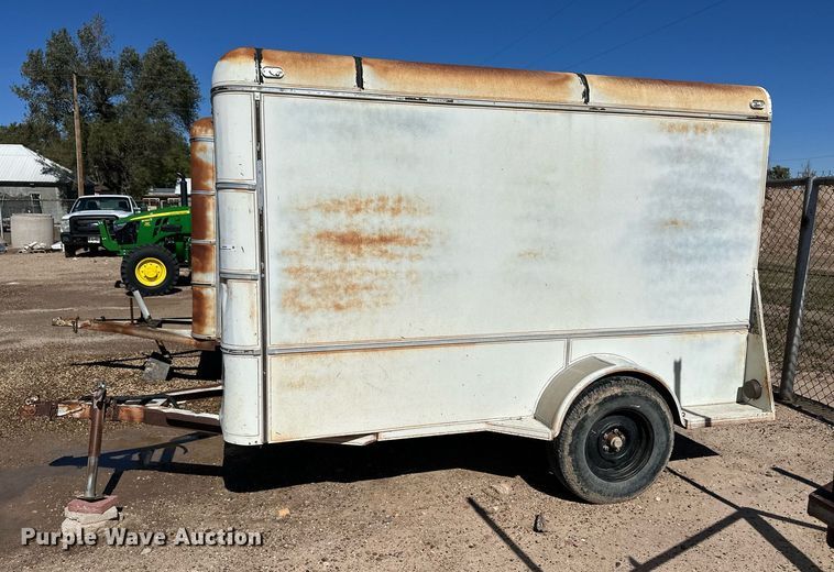 image for item ER8099 Shop built enclosed cargo trailer