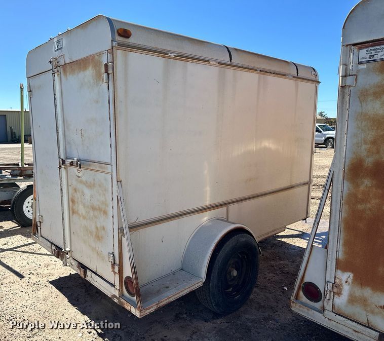 image for item ER8099 Shop built enclosed cargo trailer