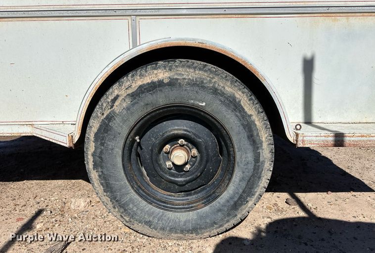 image for item ER8099 Shop built enclosed cargo trailer