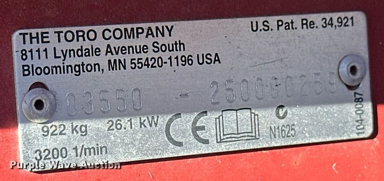 image for item ER8109 Toro Reelmaster 5500D reel mower