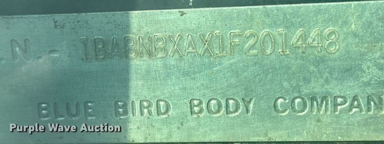 image for item ER8117 2001 Blue Bird 44PS All American coach bus