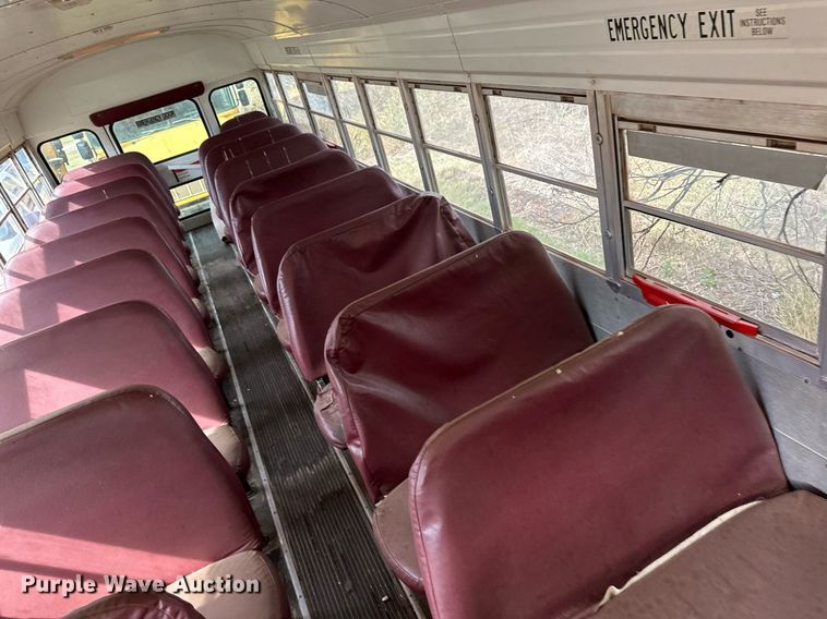 image for item ER8137 1999 Blue Bird CV20 school bus